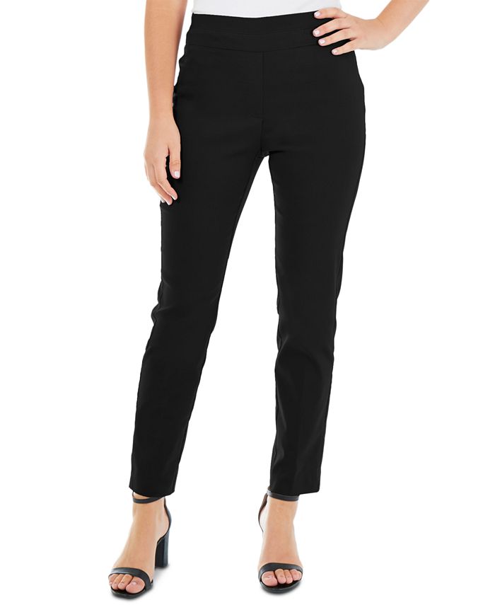 NY Collection Pull-On Skinny Pants - Macy's
