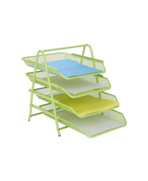 Mind Reader 4 Tier Paper Tray Desk Organizer