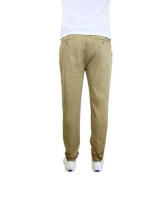 mens cotton twill joggers