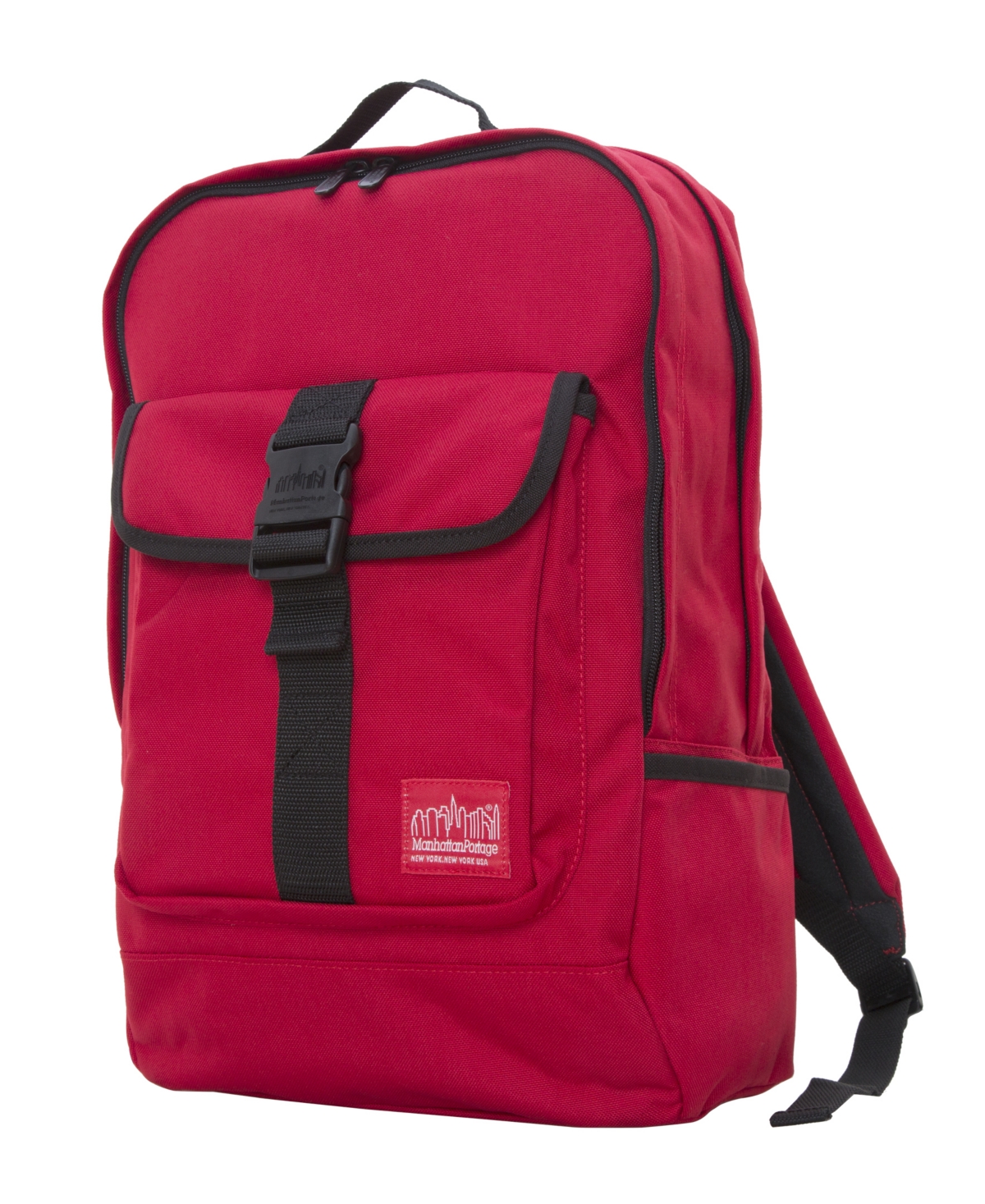 Manhattan Portage Stuyvesant Backpack In Red,black