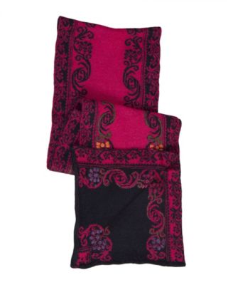 Women's Embroidered Alpaca-Wool Anastasia Scarf