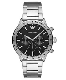 Men's Chronograph Stainless Steel Bracelet Watch 43mm