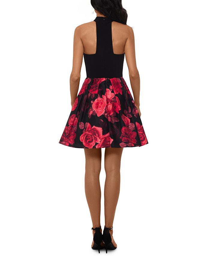 Betsy & Adam Floral-Skirt Dress - Macy's