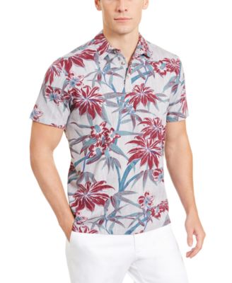 Tommy Bahama - Men's Bamboo Bungalow Tropical Print Classic Fit Polo Shirt