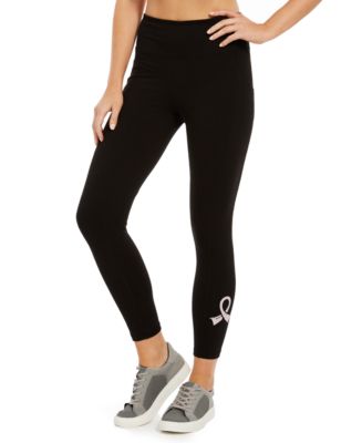 Ideology Breast Cancer Logo Leggings, Created for Macy's - Macy's