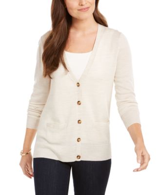 Charter Club Merino Wool V Neck Cardigan Created for Macy s Macy s