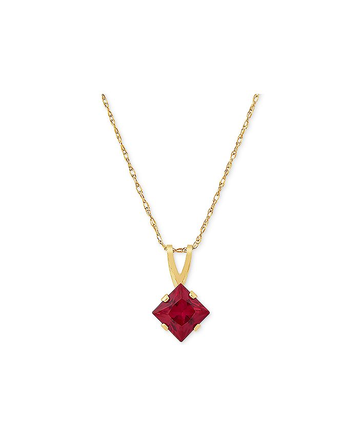 Macy's Lab-Created Ruby Square 18