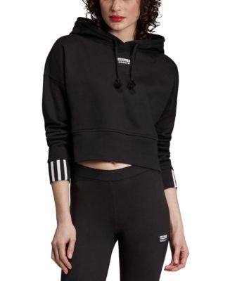 adidas Originals Vocal Cotton Cropped Hoodie Macy s