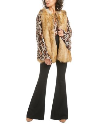 rachel zoe faux fur jacket