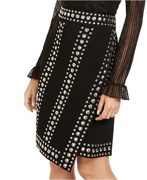 Inc Studded Wrap Skirt Created For Macy S