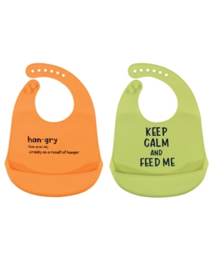Hudson Baby 2-pack Silicone Bibs With Pocket