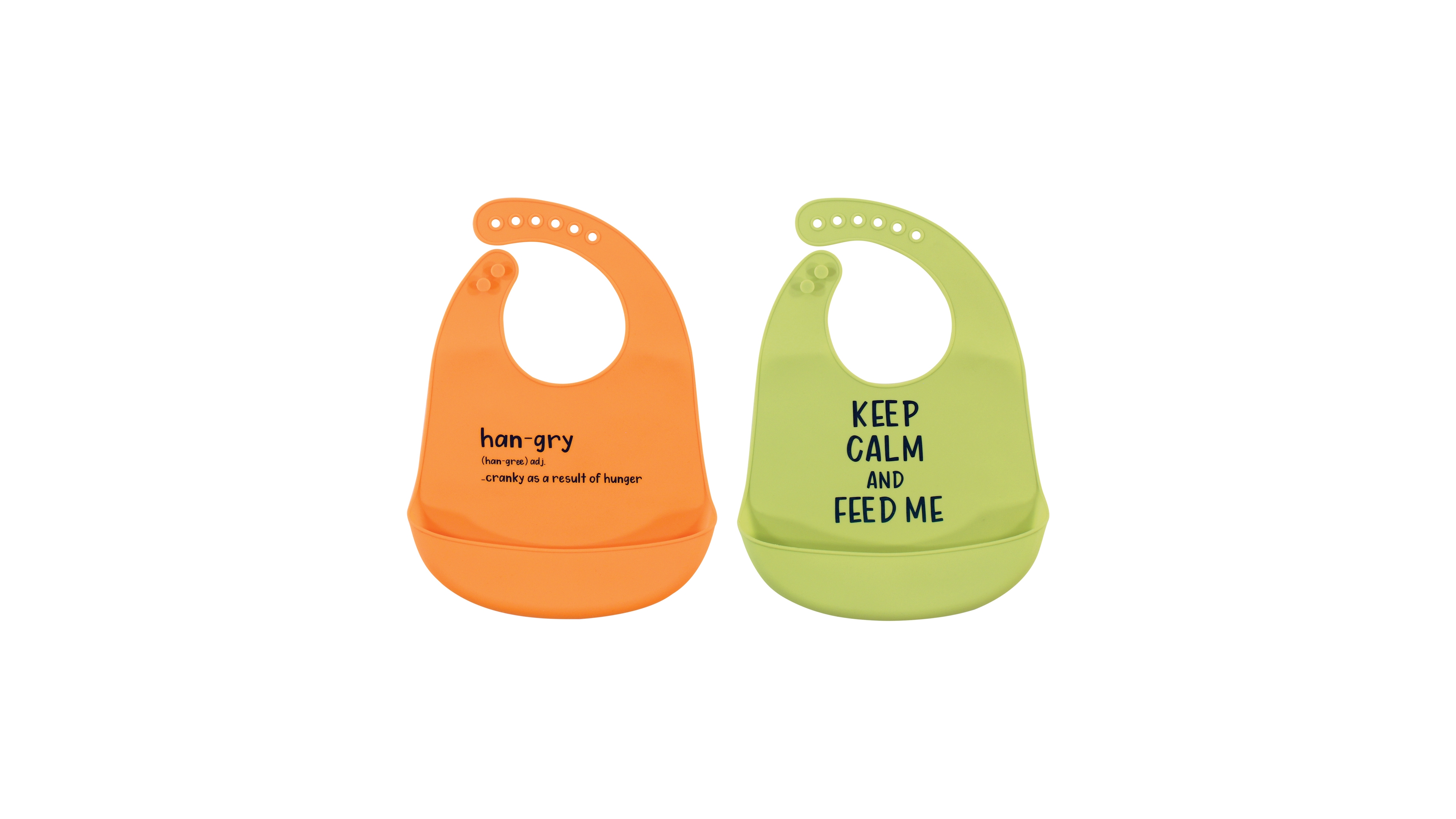 Hudson Baby Infant Unisex Silicone Bibs 2pk, You Guac My World, One