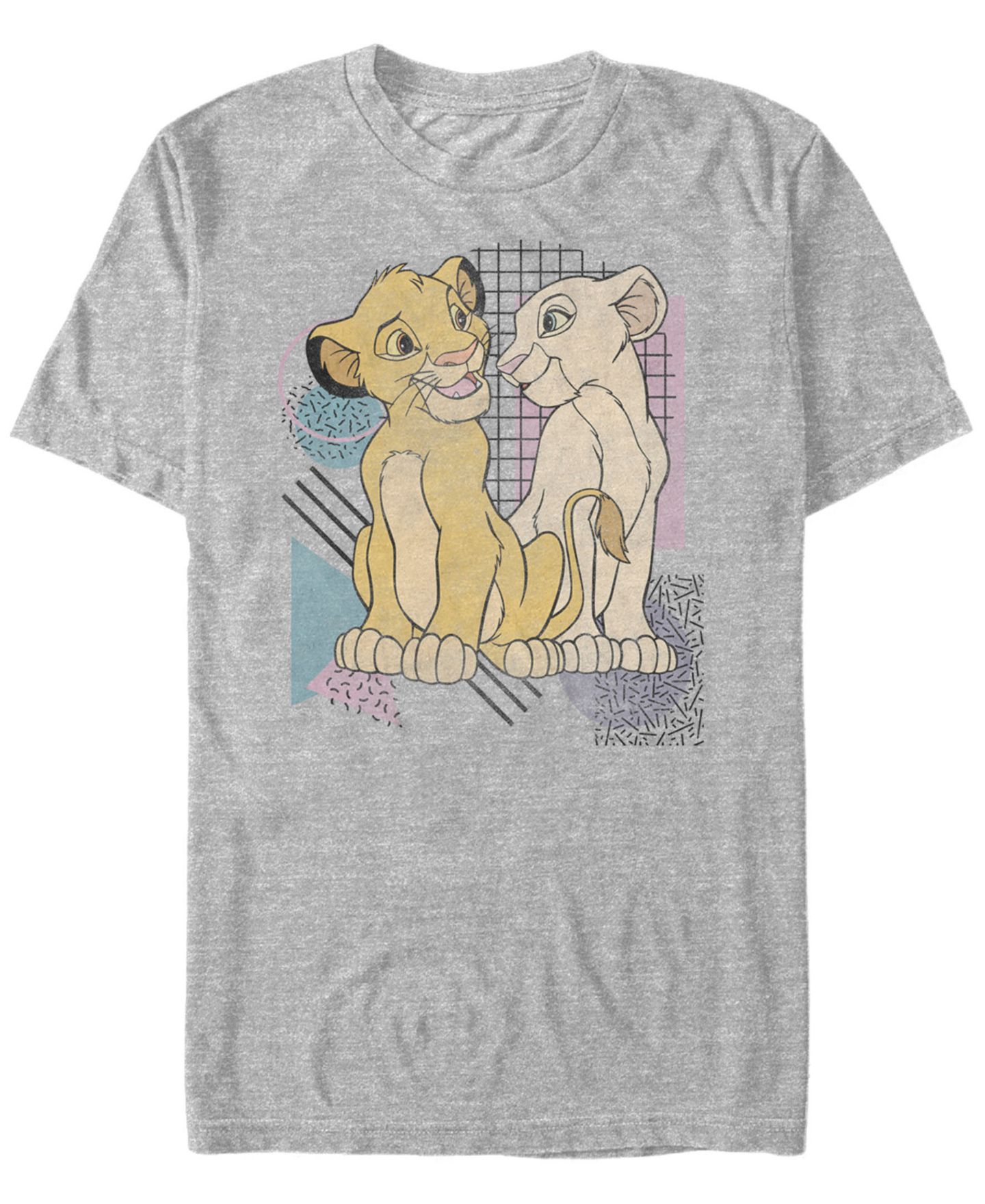 Мужская футболка Fifth Sun Disney The Lion King Simba and Nala Nostalgia Short Sleeve, цвет: Athletic H — фото 1