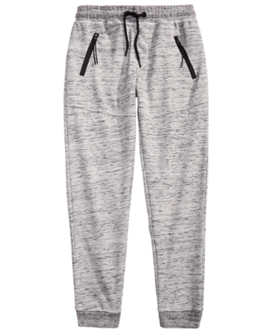 image of Big Boys Cyrus Zip Pocket Pieced Leg Knit Jogger Pant