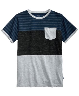 Univibe - Big Boys Hayden Colorblocked Stripe Pocket T-Shirt