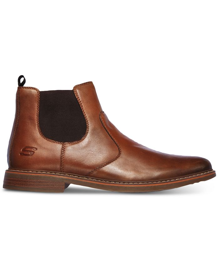 Skechers Men's Bregman Morago Chelsea Ankle Boots from Finish Line Macy's