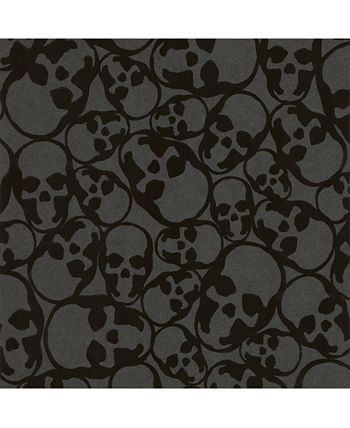 Graham & Brown - Skulls Black Wallpaper