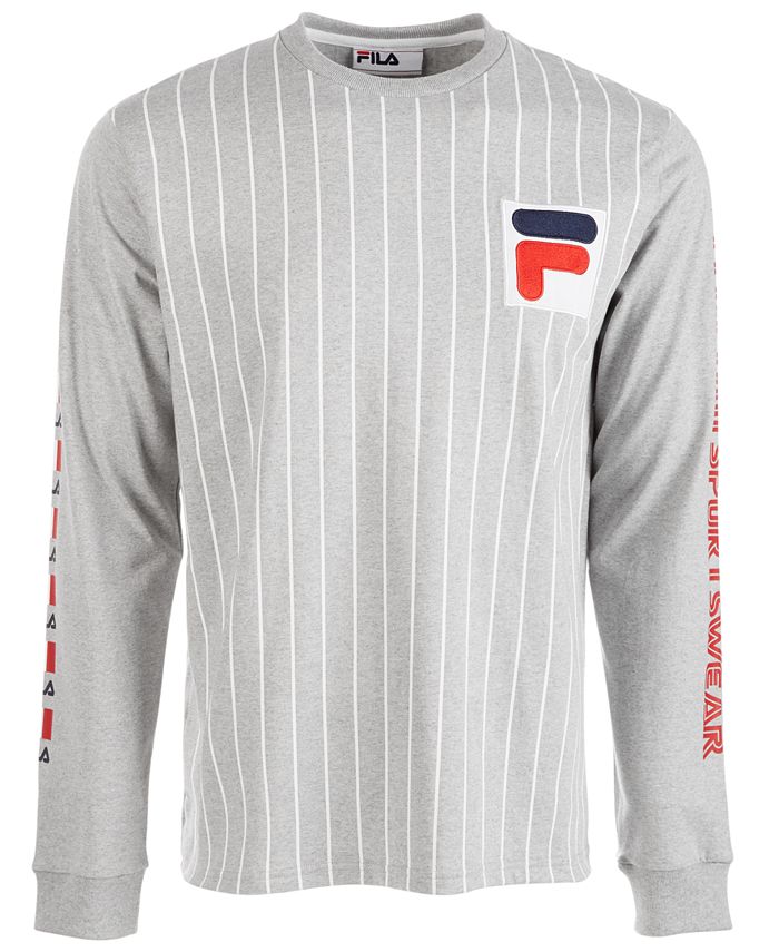 Fila Men's Tobias Logo Graphic Long Sleeve T-Shirt - Macy's