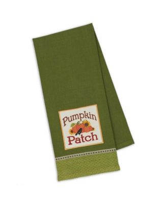 Assorted Country Pumpkin Embroidered Dishtowel Set