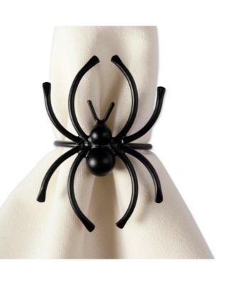 Spider Napkin Ring Set