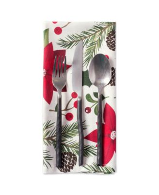 Woodland Christmas Napkin , Set of 6