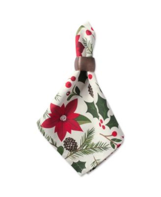 Woodland Christmas Napkin , Set of 6