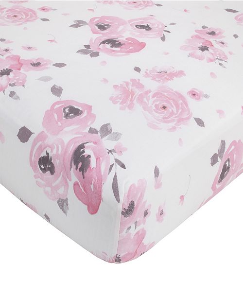 NoJo Watercolor Floral 8-Piece Crib Bedding Set & Reviews ...