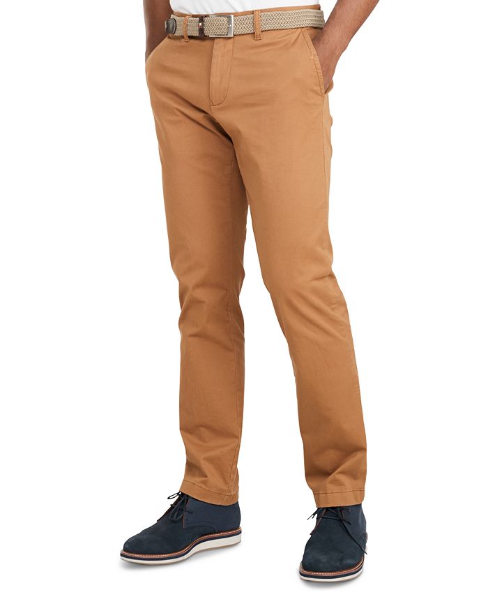 Tommy Hilfiger Men's TH Flex Stretch Custom-Fit Chino Pant, Created for ...