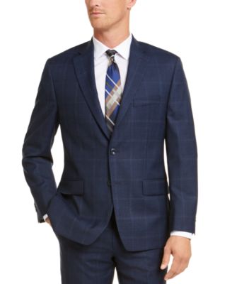 michael kors navy blue suit