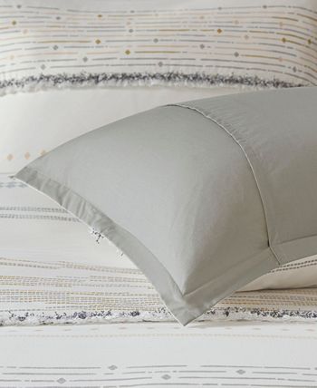 INK+IVY - INK+IVY Nea Full/Queen 3 Piece Cotton Printed Comforter Set with Trims