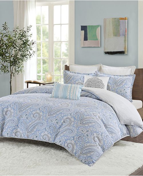 Echo Design Bukhara Full Queen 3 Piece Reversible Cotton Comforter