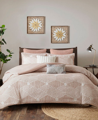 INK+IVY Ellipse Full/Queen 3 Piece Cotton Jacquard Comforter Set & Reviews - Comforter Sets - Bed & Bath - Macy's