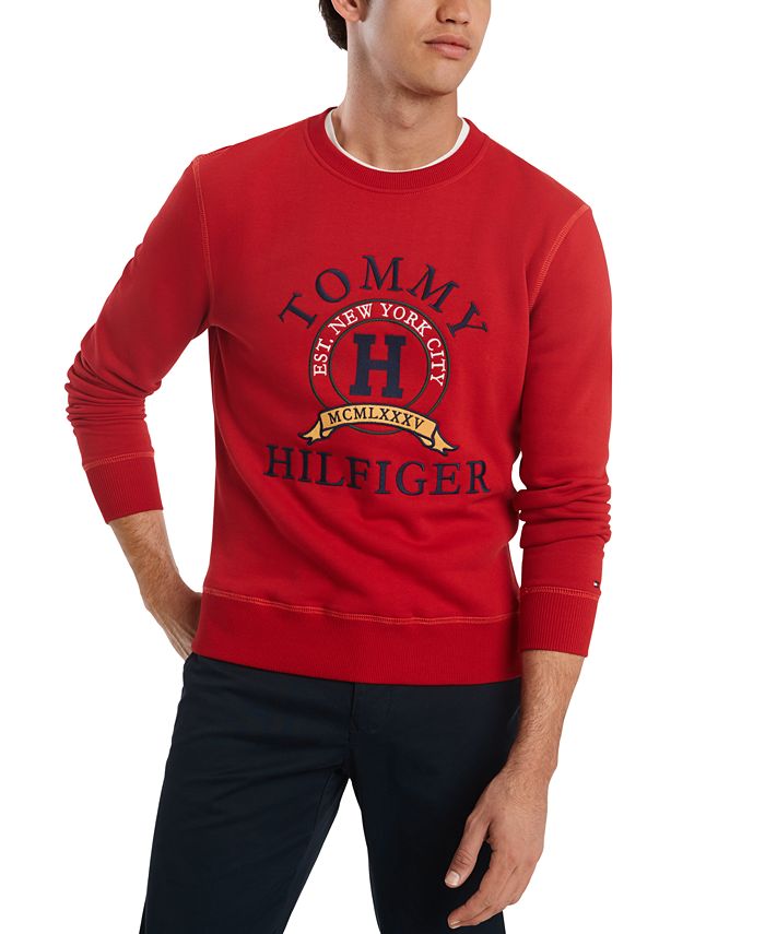 Tommy Hilfiger Men's Back Bay Logo Sweatshirt - Macy's