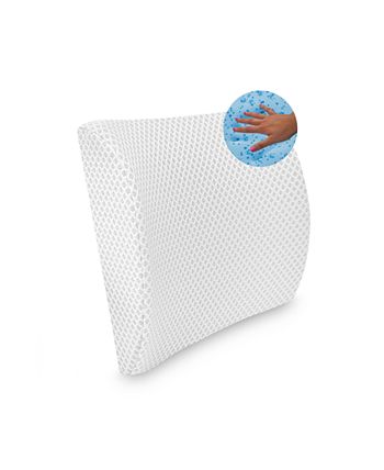 SensorPEDIC On-The-Go Gel-Infused Memory Foam Lumbar Back Support Pillow -  Macy's