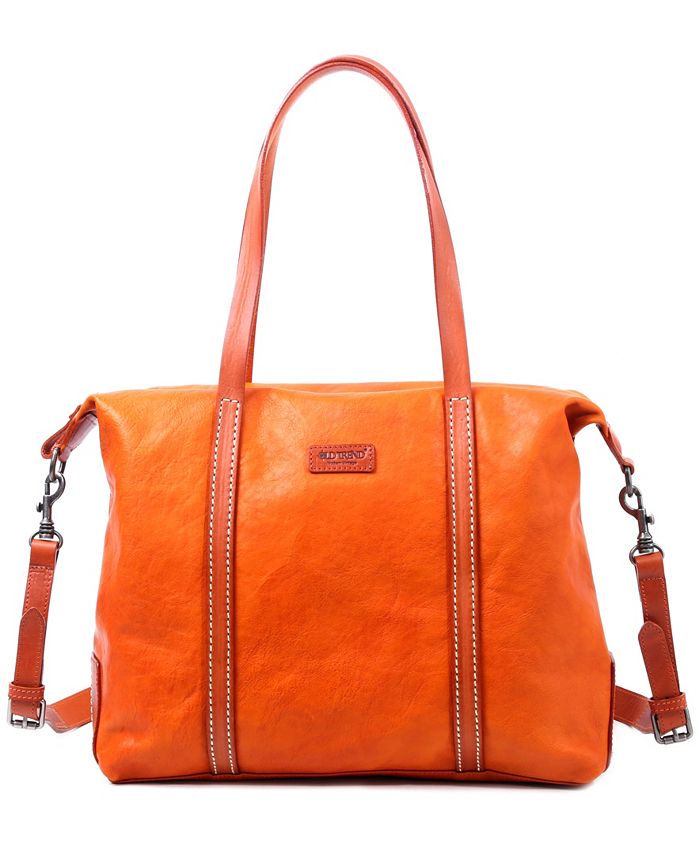 OLD TREND Excursion Leather Tote Bag - Macy's