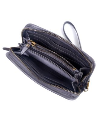 Mola Leather Clutch