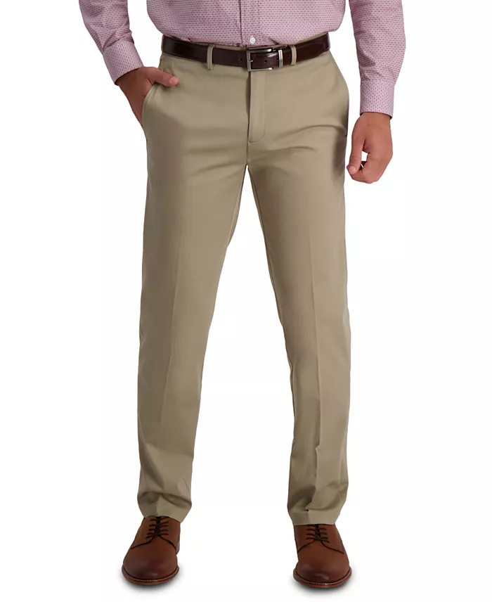 Men’s Iron Free Premium Khaki Straight-Fit Flat-Front Pant - thumbnail 4