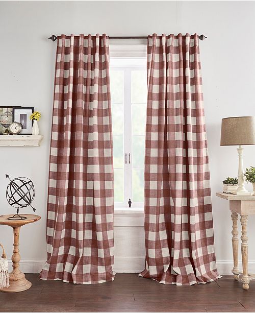 Elrene Grainger Buffalo Check 52 X 84 Blackout Window Curtain