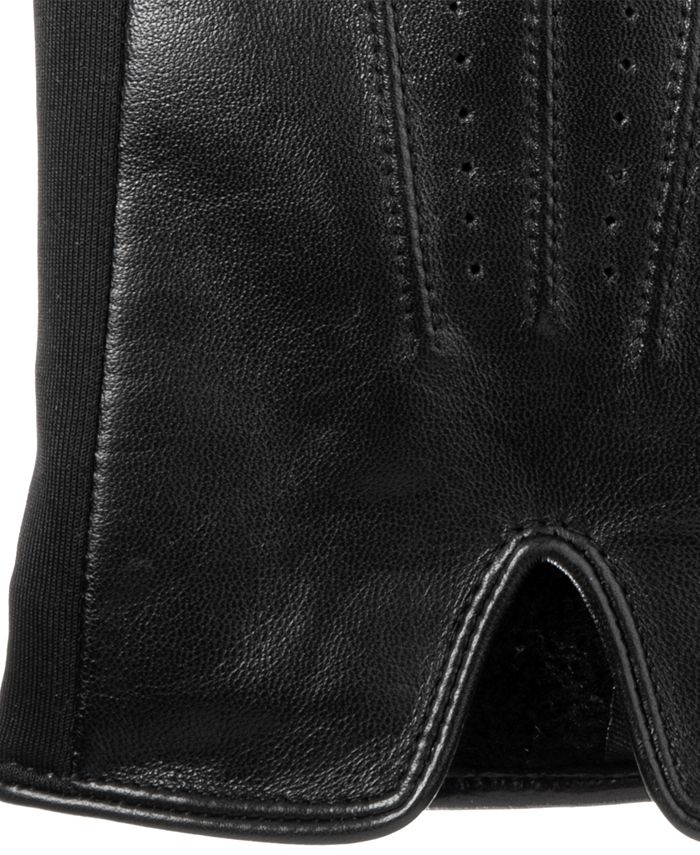 Isotoner Signature Men's Stretch Leather Gloves - Macy's