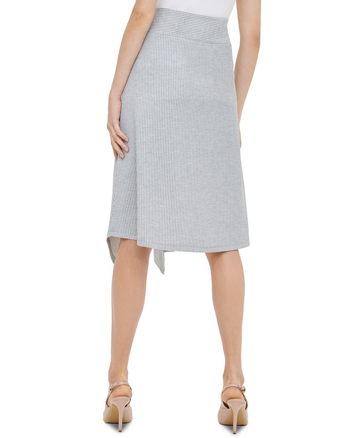 Calvin Klein Striped Asymmetrical Skirt & Reviews - Skirts - Women - Macy's