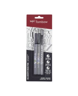 Tombow Fudenosuke Brush Pen, 3-Pack