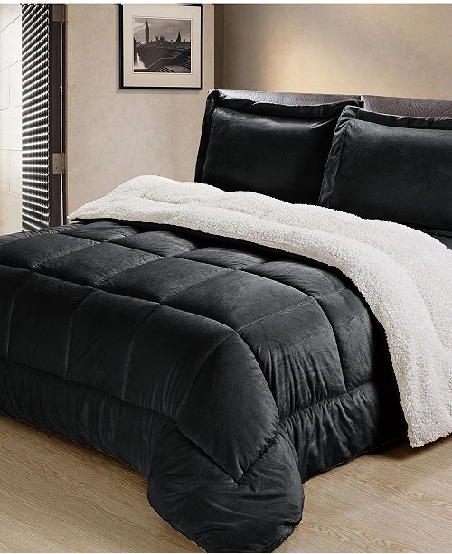 Cathay Home Inc Ultimate Luxury Reversible Micromink And Sherpa