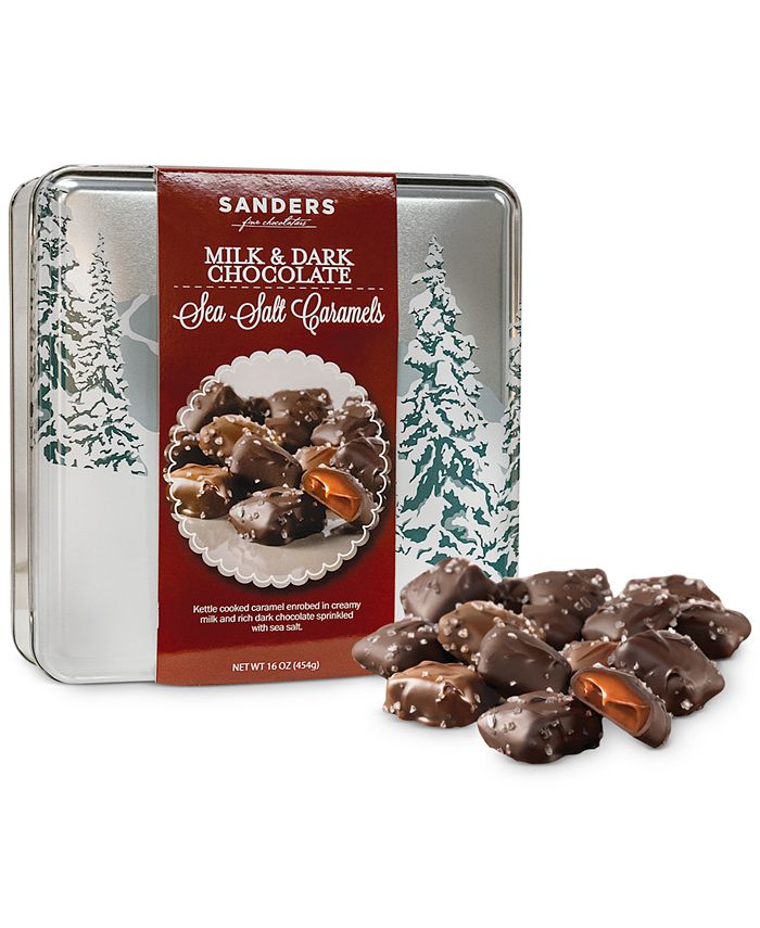 Sanders Milk & Dark Chocolate Sea Salt Caramels Macy's