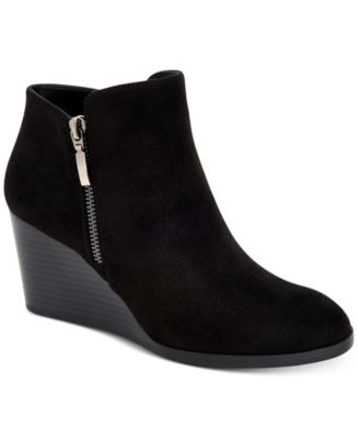 Style & Co Wynonaa Wedge Booties, Created for Macy's - Macy's