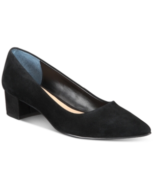 image of Alfani Women-s Step N- Flex Cashh Low Block-Heel Pumps, Created for Macy-s Women-s Shoes