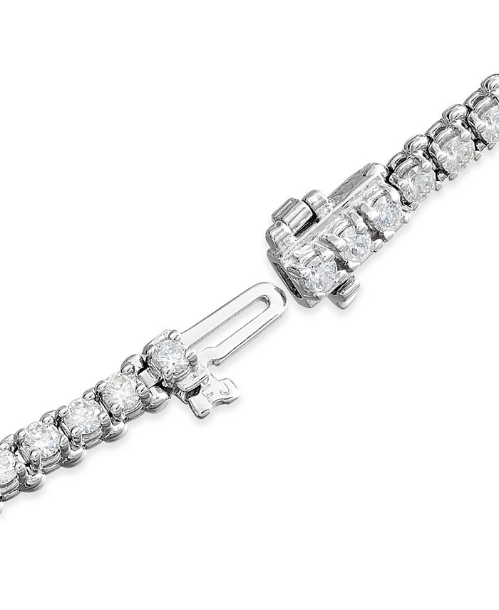 Macy's Certified Diamond Tennis Bracelet (3 ct. t.w.) in 14k White Gold