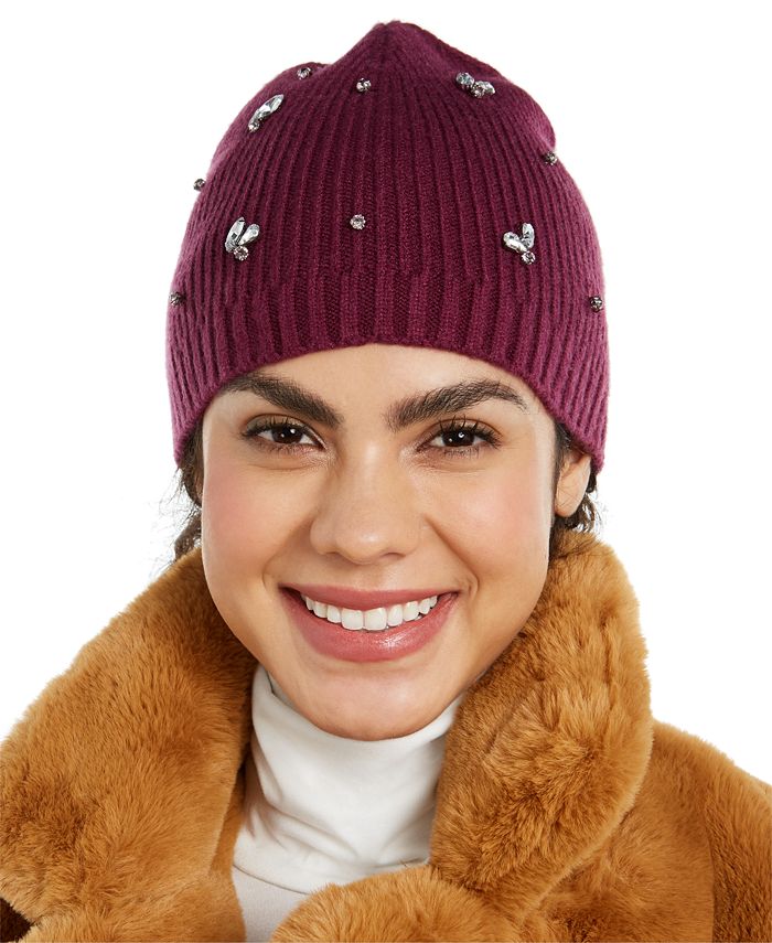 INC International Concepts Gemstone Beanie, Created for Macy's Macy's