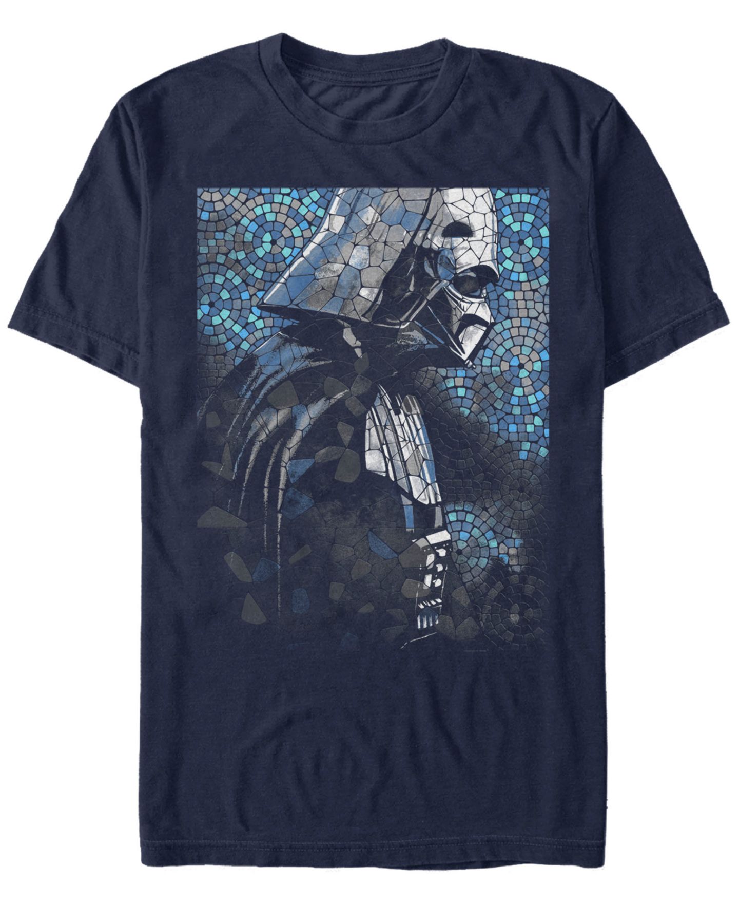 Мужская футболка Fifth Sun Star Wars Classic Darth Vader Tiles Short Sleeve, цвет: Тёмно-синий — фото 1