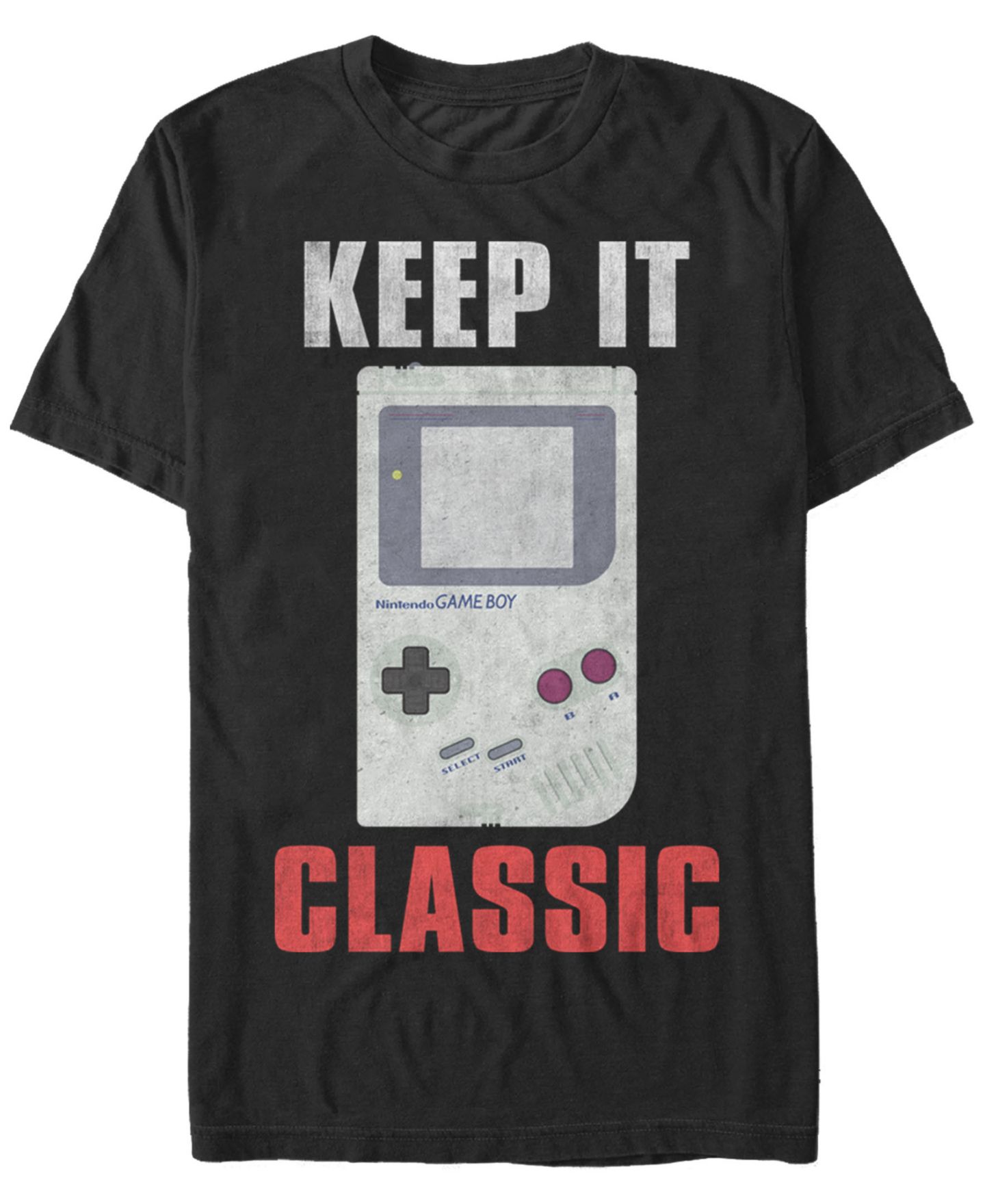 Мужская футболка Fifth Sun Nintendo Game Boy Keep It Classic Short Sleeve, цвет: Чёрный — фото 1