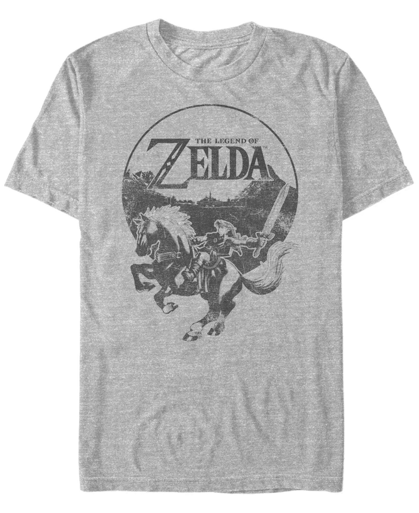 Мужская футболка Fifth Sun Nintendo Legend of Zelda Rider Logo Short Sleeve, цвет: Athletic H — фото 1